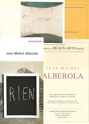 Seller image for Jean-Michel Alberola - a collection of 6 invitations for sale by The land of Nod - art & books