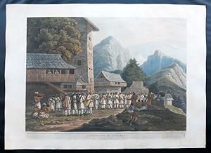 Views in the Himalaya Mountains (Viste sulle montagne dellHimalaya). Tavola XII. Assemblage of H...