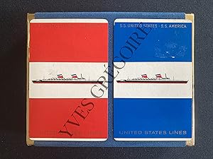 2 JEUX DE CARTES-SS UNITED STATES-SS AMERICA