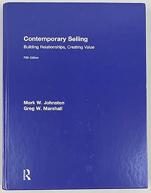 Image du vendeur pour Contemporary Selling: Building Relationships, Creating Value mis en vente par Gordon Kauffman, Bookseller, LLC