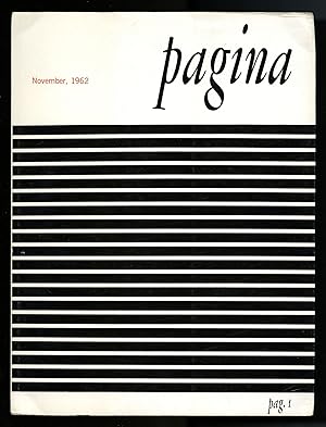 Seller image for Pagina: rivista internazionale della grafica contemporanea. Numbers 1-7, complete for sale by Laurence McGilvery, ABAA/ILAB