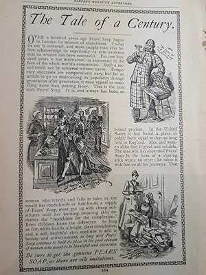 Immagine del venditore per Advertisement for Pears Soap "The Tale of a Century" venduto da Hammonds Antiques & Books