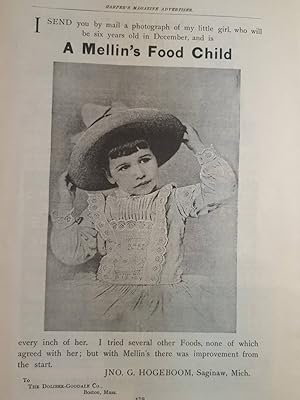 Immagine del venditore per Advertisement for Mellin's Food "A Mellin's Food Child" venduto da Hammonds Antiques & Books