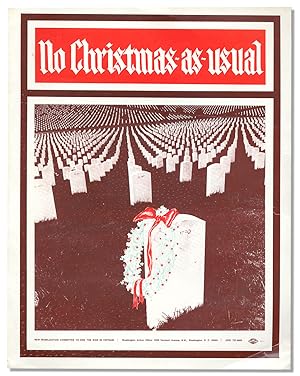 Seller image for No Christmas as usual. [Vietnam protest broadsheet] for sale by Ian Brabner, Rare Americana (ABAA)
