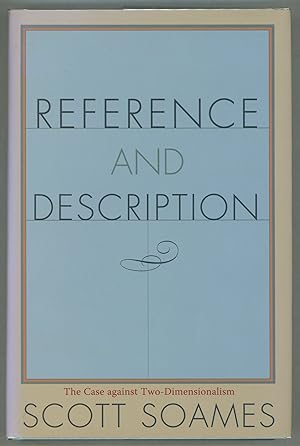 Bild des Verkufers fr Reference and Description; The Case Against Two-Dimensionalism zum Verkauf von Evening Star Books, ABAA/ILAB