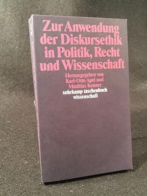Seller image for Zur Anwendung der Diskursethik in Politik, Recht und Wissenschaft [Neubuch] for sale by ANTIQUARIAT Franke BRUDDENBOOKS