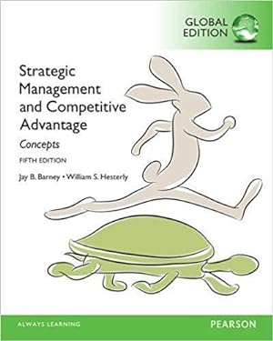 Imagen del vendedor de Strategic Management and Competitive Advantage: Concepts, Global Edition a la venta por WeBuyBooks