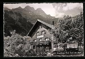Imagen del vendedor de Ansichtskarte Engelberg, Restaurant Ende der Welt a la venta por Bartko-Reher