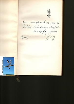 Bild des Verkufers fr Lessing Kleist Bchner. Drei Versuche. [signiert, signed, Widmung an Heinz Stroh]. zum Verkauf von Antiquariat Schrter -Uta-Janine Strmer