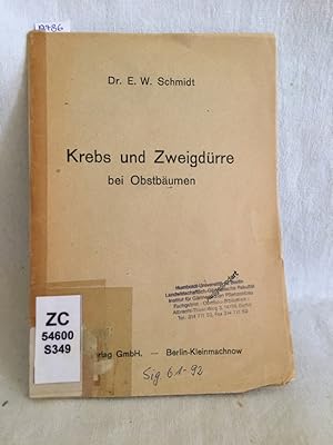 Bild des Verkufers fr Krebs und Zweigdrre bei Obstbumen. zum Verkauf von Versandantiquariat Waffel-Schrder