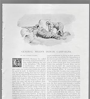 Seller image for General Miles's Indian Campaigns for sale by Legacy Books II