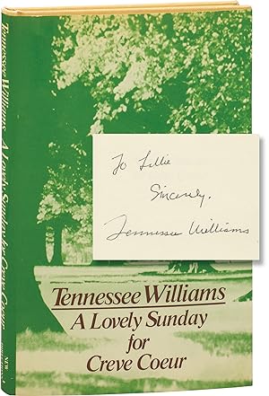 Bild des Verkufers fr A Lovely Sunday for Creve Coeur (First Edition, inscribed by Tennessee Williams) zum Verkauf von Royal Books, Inc., ABAA