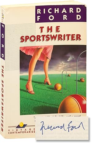 Bild des Verkufers fr The Sportswriter (Signed First Edition) zum Verkauf von Royal Books, Inc., ABAA