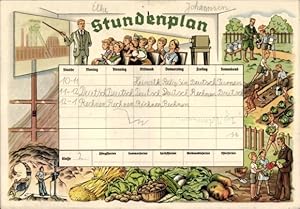 Stundenplan Kalidüngesalz - Kalidüngung für Landwirtschaft und Garten um 1930