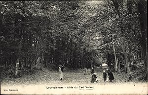 Bild des Verkufers fr Ansichtskarte / Postkarte Louveciennes Yvelines, Allee du Cerf Volant zum Verkauf von akpool GmbH