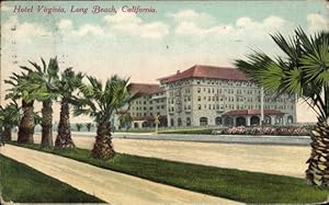 Bild des Verkufers fr Ansichtskarte / Postkarte Long Beach Kalifornien USA, Hotel Virginia zum Verkauf von akpool GmbH