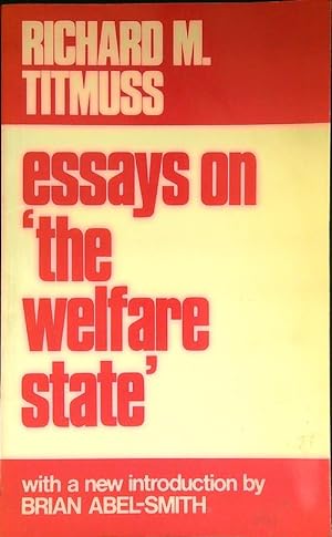 Immagine del venditore per Essays on the welfare state venduto da Librodifaccia