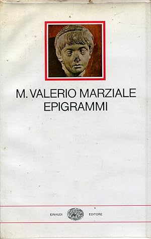Bild des Verkufers fr Epigrammi zum Verkauf von Studio Bibliografico Marini