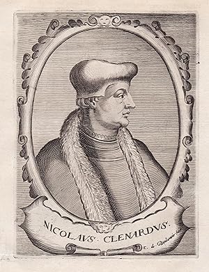 Seller image for "Nicolaus Clenardus" - Nicolas Cleynaerts (1493-1542) humanist Orientalist grammarian traveler Diest Leuven Portrait for sale by Antiquariat Steffen Vlkel GmbH
