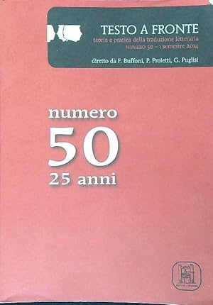 Bild des Verkufers fr Testo a fronte vol.50 zum Verkauf von Librodifaccia