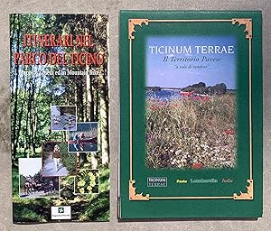 Immagine del venditore per LOTTO: Itinerari nel Parco del Ticino . Proposte a piedi ed in Mountain Bike . + Ticinium Terrae. Il Territorio Pavese "a volo di rondine"/Pavia e il suo territorio. Carta Panoramica "a volo di rondine" venduto da Studio bibliografico De Carlo