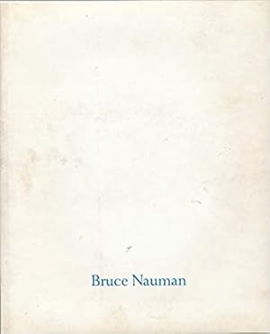 Seller image for Bruce Nauman | Whitechapel Exhibition 1986 for sale by Blain Art Books