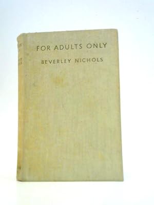 Seller image for For Adults Only for sale by World of Rare Books