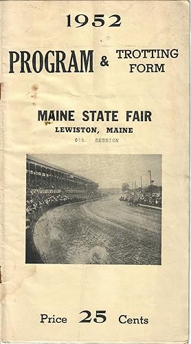 Program and Trotting Form, 1952