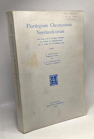 Immagine del venditore per Florilegium Chronicorum Neerlandicorum venduto da crealivres