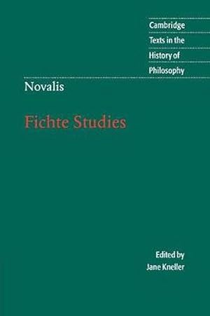 Imagen del vendedor de Novalis: Fichte Studies (Paperback) a la venta por Grand Eagle Retail