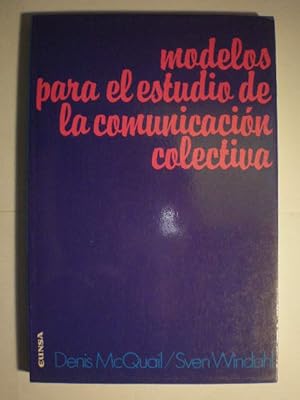 Image du vendeur pour Modelos para el estudio de la comunicacin colectiva mis en vente par Librera Antonio Azorn