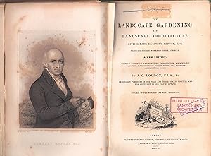 Bild des Verkufers fr The Landscape Gardening and Landscape Architecture of the Late Humphry Repton, Esq. Being His Entire Works on Tese Subjects. A New Edition: With an Historical and Scientific Introduction, A Systematic Analysis, A Biographical Notice, Notes, and a Copious Alphabetical Index. zum Verkauf von Wissenschaftliches Antiquariat Kln Dr. Sebastian Peters UG