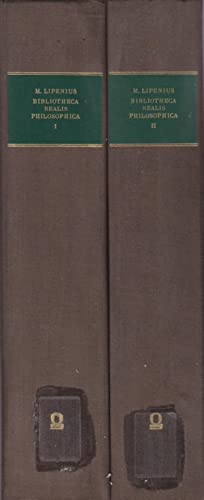 Bild des Verkufers fr Bibliotheca Realis Philosophica 2 Bde zum Verkauf von Versandbuchhandlung Kisch & Co.