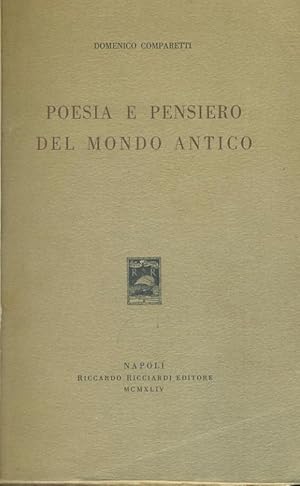 Poesie e pensiero del mondo antico