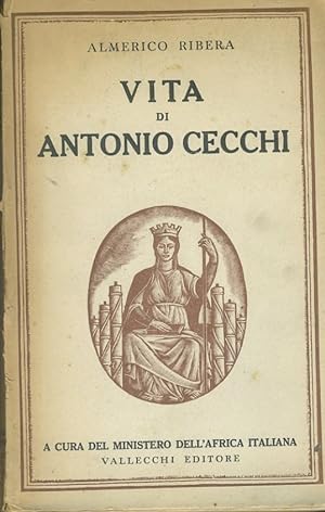 Bild des Verkufers fr Vita di Antonio Cecchi zum Verkauf von librisaggi