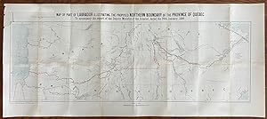 Imagen del vendedor de Map of part of Labrador illustrating the proposed northern boundary of the Province of Quebec a la venta por Lord Durham Rare Books (IOBA)