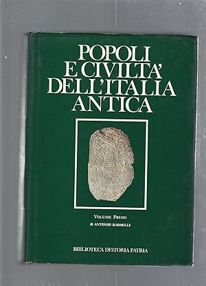 Popoli e civiltà dell'Italia antica vol.1