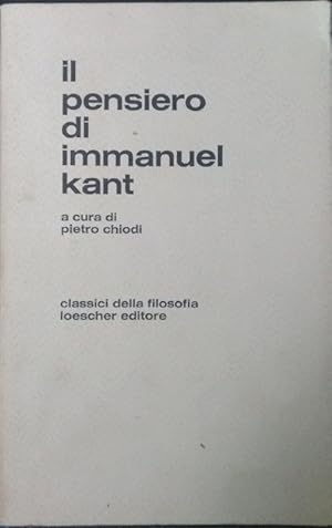 Il pensiero di Immanuel Kant