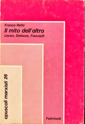 Seller image for Il mito dell altro. for sale by Libreria La Fenice di Pietro Freggio