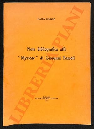 Nota bibliografica alle  Myricae  di Giovanni Pascoli.