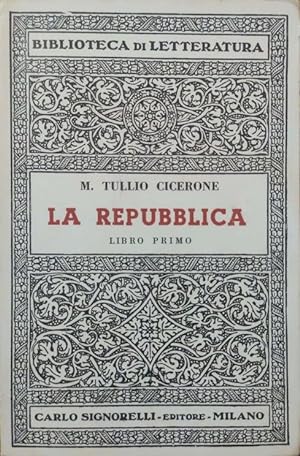 La Repubblica. Libro primo