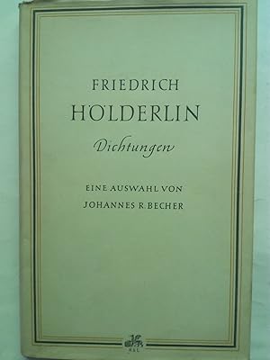 Bild des Verkufers fr Friedrich Hlderlin - Dichtungen zum Verkauf von Versandantiquariat Jena