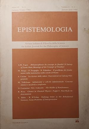 Epistemologia (rivista italiana di filosofia della scienza)