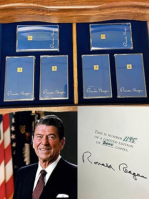 Easton Press, Ronald Reagan "An American Life" Deluxe Signed Limited First Edition No. 1,195 of 2...