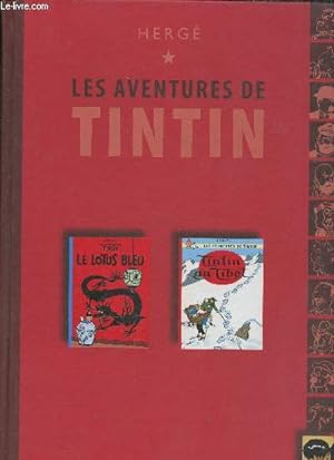 Image du vendeur pour Les aventures de Tintin- Le lotus bleu + Tintin au Tibet (1 volume) mis en vente par Le-Livre