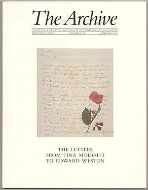 Bild des Verkufers fr The Letters From Tina Modotti to Edward Weston - The Archive 22, January 1986 zum Verkauf von Jeff Hirsch Books, ABAA