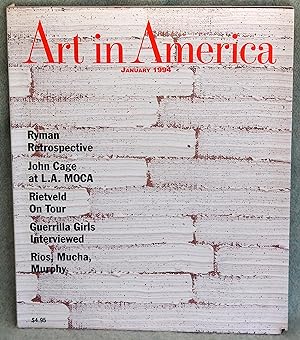 Seller image for Art in America January 1994 for sale by Argyl Houser, Bookseller