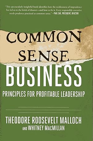 Seller image for Common Sense Business for sale by Fireproof Books