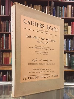 Cahiers d'Art, 23e année 1948: Oeuvres de Picasso, 1946-1948