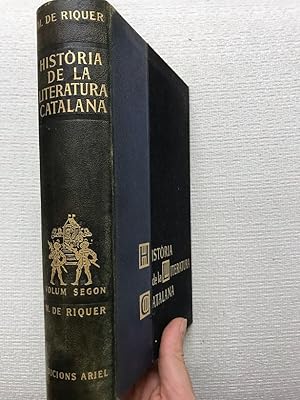 Historia de la literatura catalana. Part antiga, volum II by M. de ...